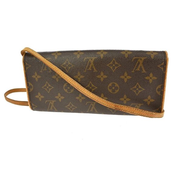 Louis Vuitton Monogram Pochette Twin GM Crossbody Bag M51852 CA0979 XX35183 BN03 - Picture 2 of 16